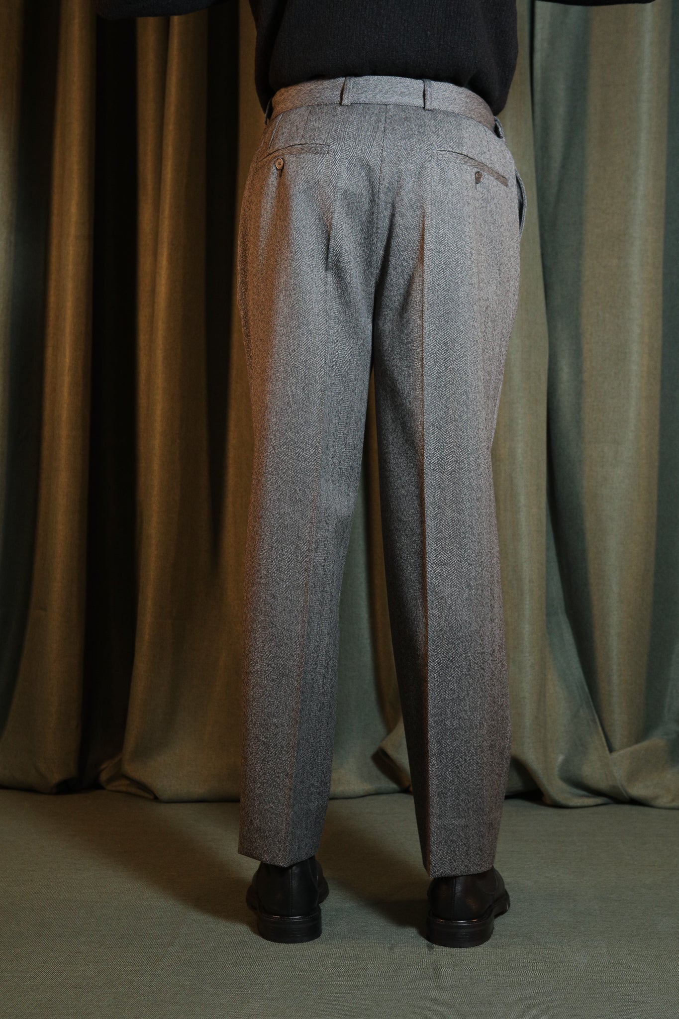 OFFICINE GENERALE - PANTALONE SPINATO