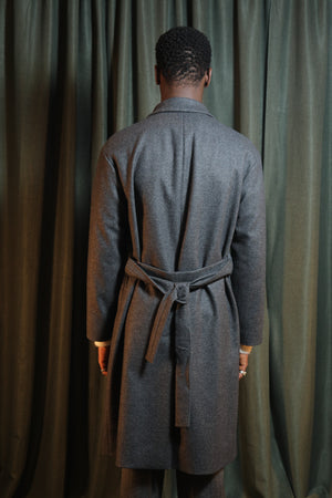 HEVO - CAPPOTTO IN LANA GRIGIO