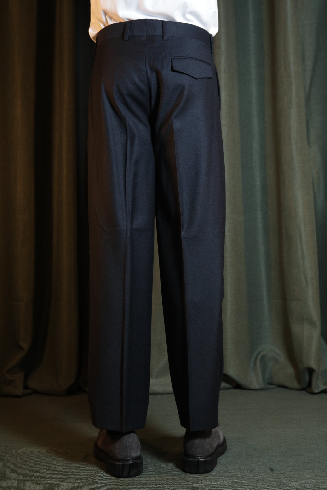 COSTUMEIN - PANTALONE IN LANA BLU NAVY